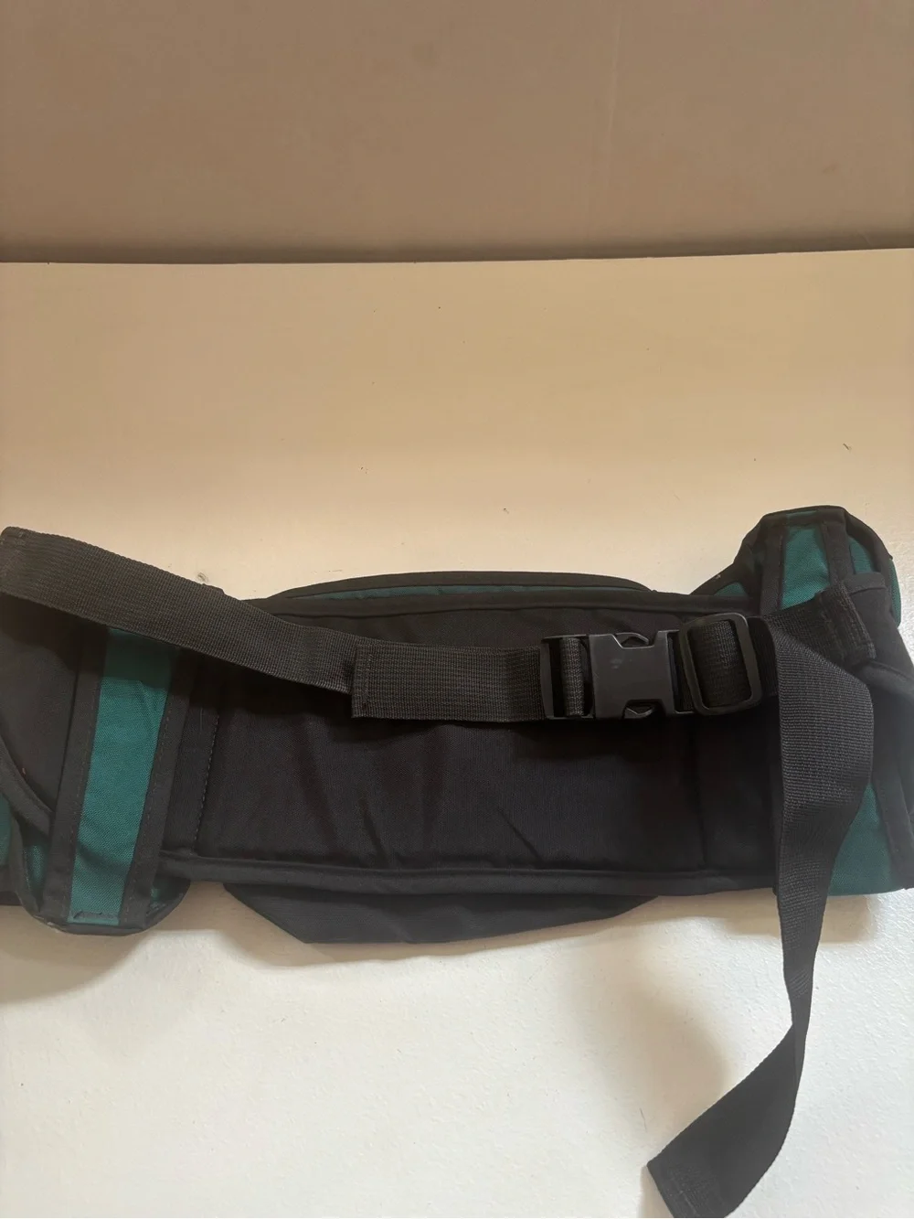 vintage green L.L. Bean 3-in-1 Cordura nylon lumbar fanny pack